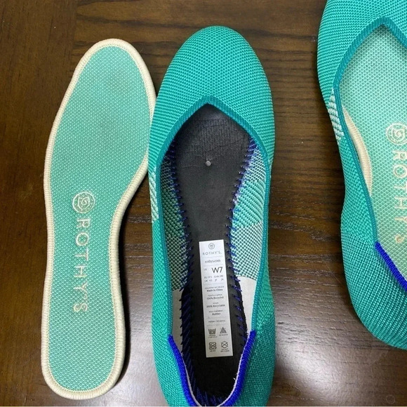 Rothy's Calypso Flats rounded Toe Size 7 - Picture 3 of 6